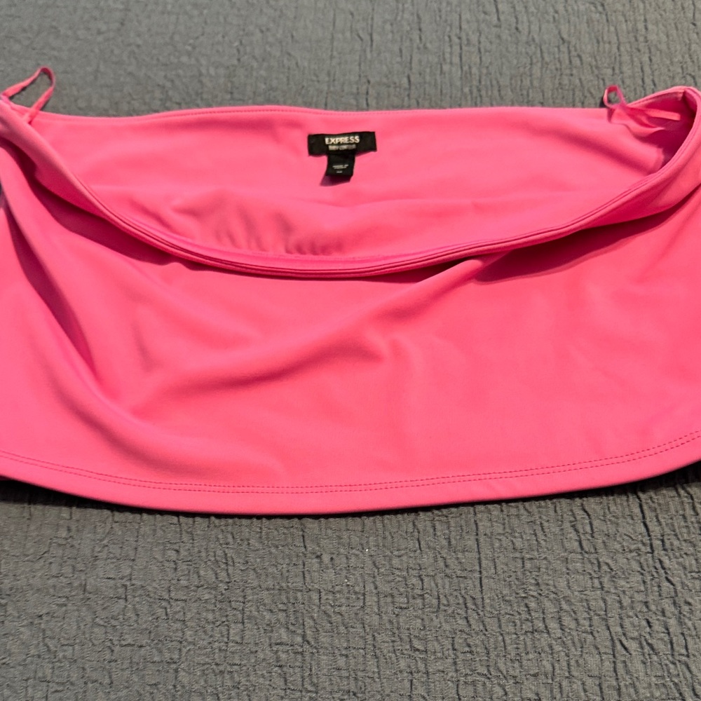 Express Bright Pink Sleeveless Top